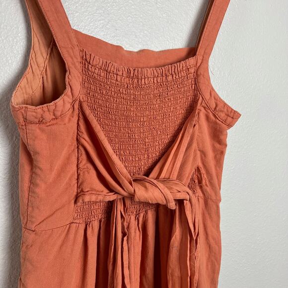 Carly Jean Los Angeles CJLA Size Small Desert Sun Linen Blend Jumpsuit Romper - Picture 7 of 10
